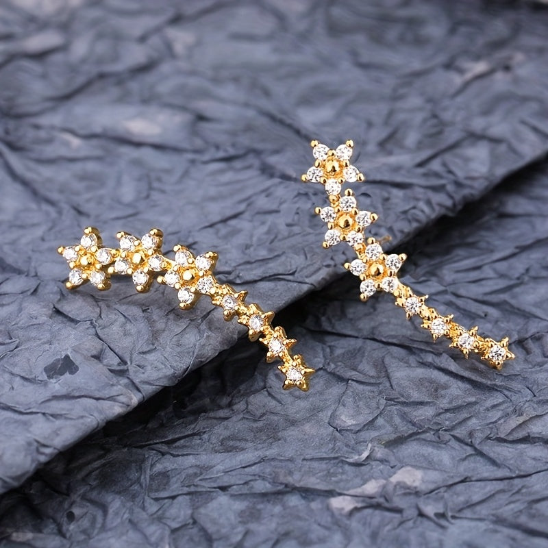 Timeless flower earrings