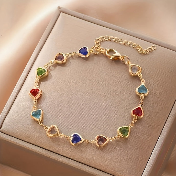 Bundle: Timeless Flower Earrings + Unique Heart-Shaped Bracelet