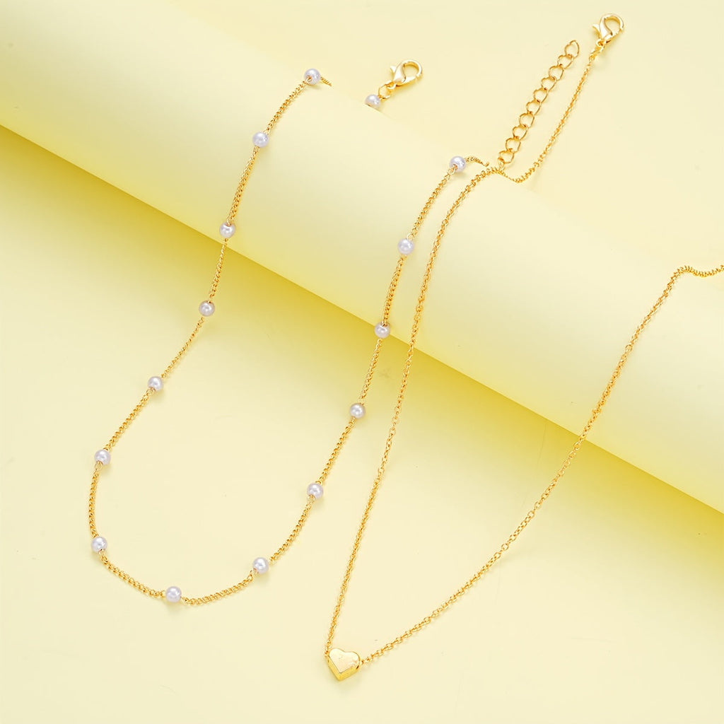 Elegant refined necklace and bracelet set