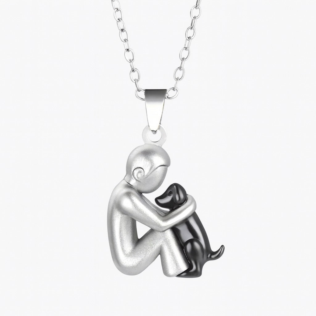 Embracing Animal Necklace