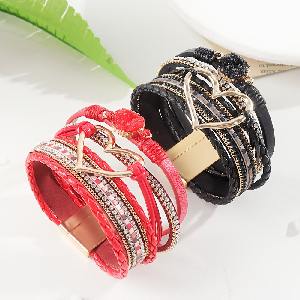 Boho Multilaags Leren Armband
