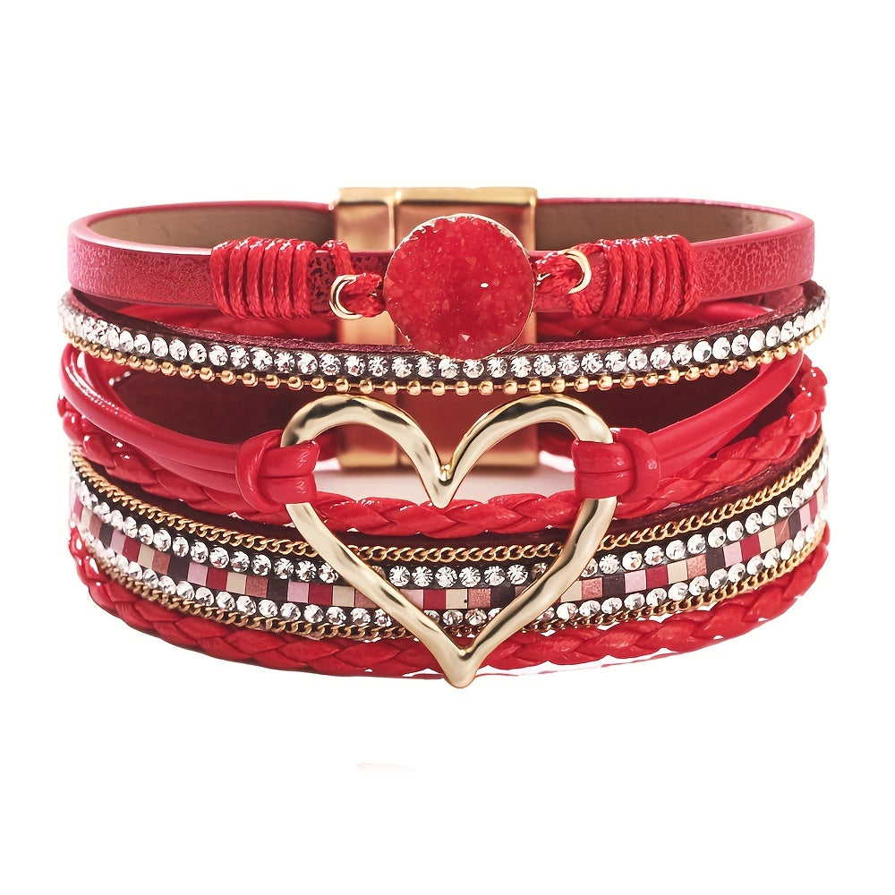 Boho Multilaags Leren Armband