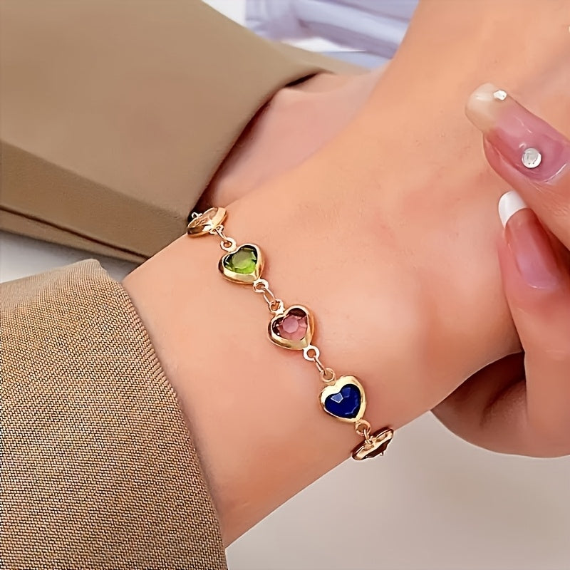 Unique heart-shaped bracelet