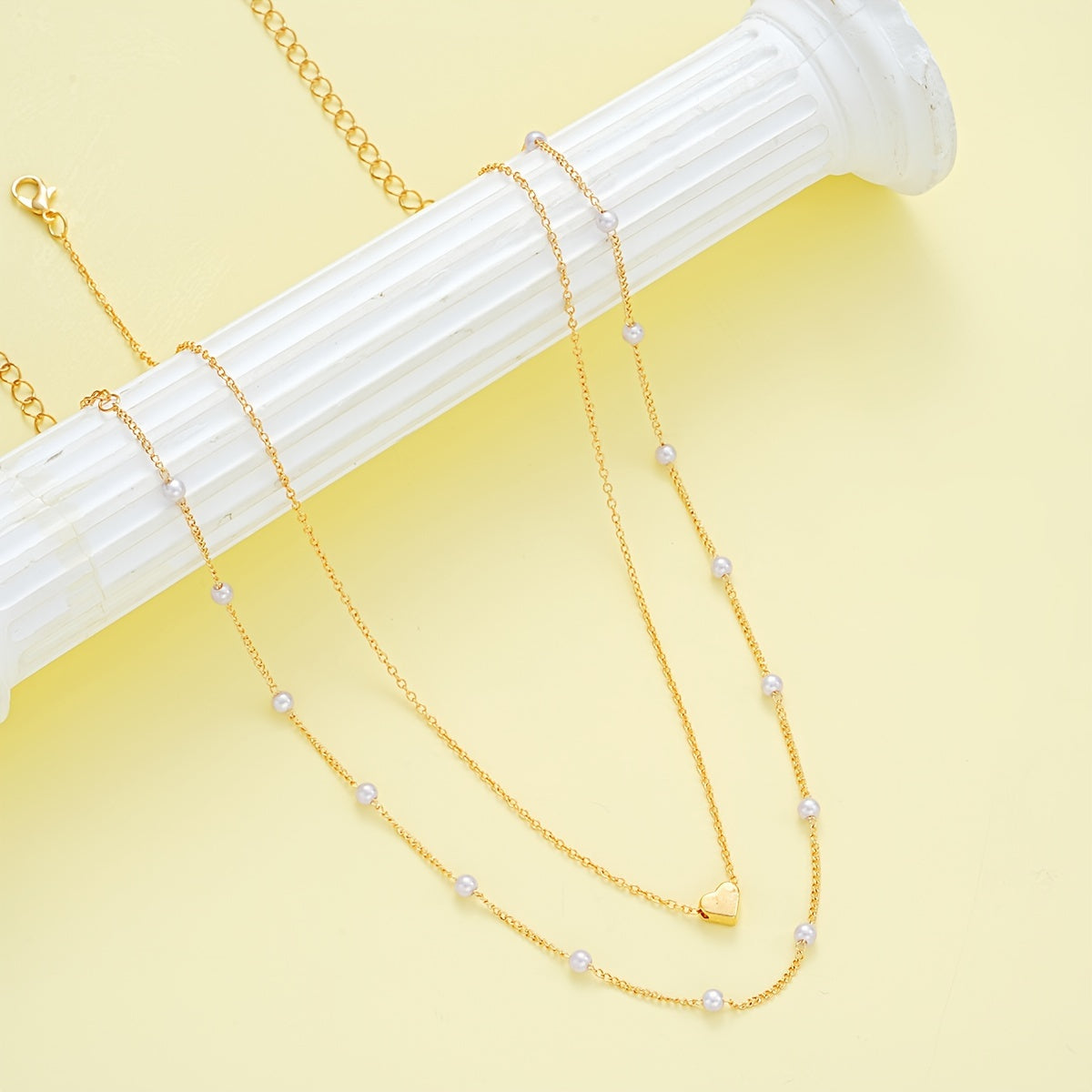 Elegant refined necklace and bracelet set