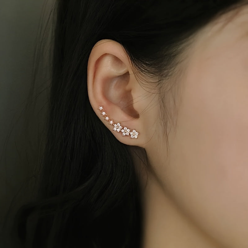 Timeless flower earrings