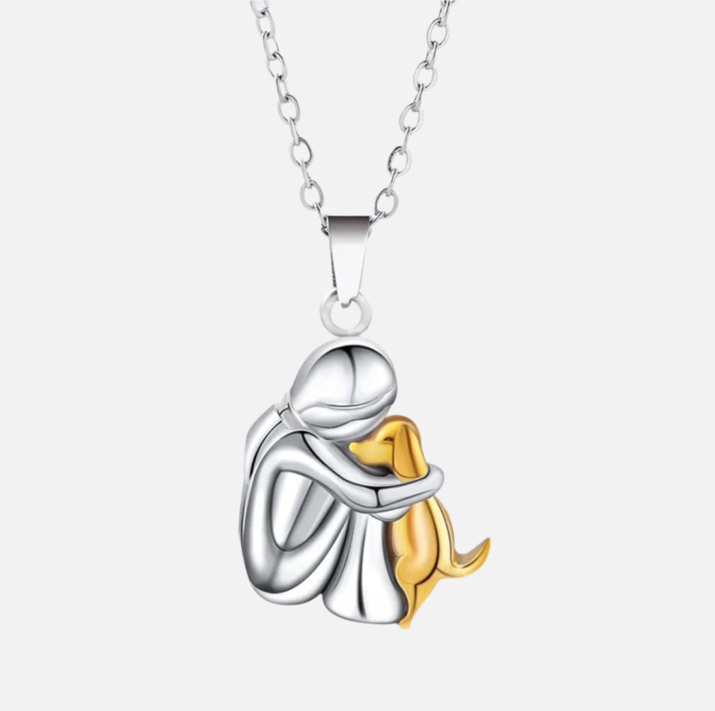 Embracing Animal Necklace