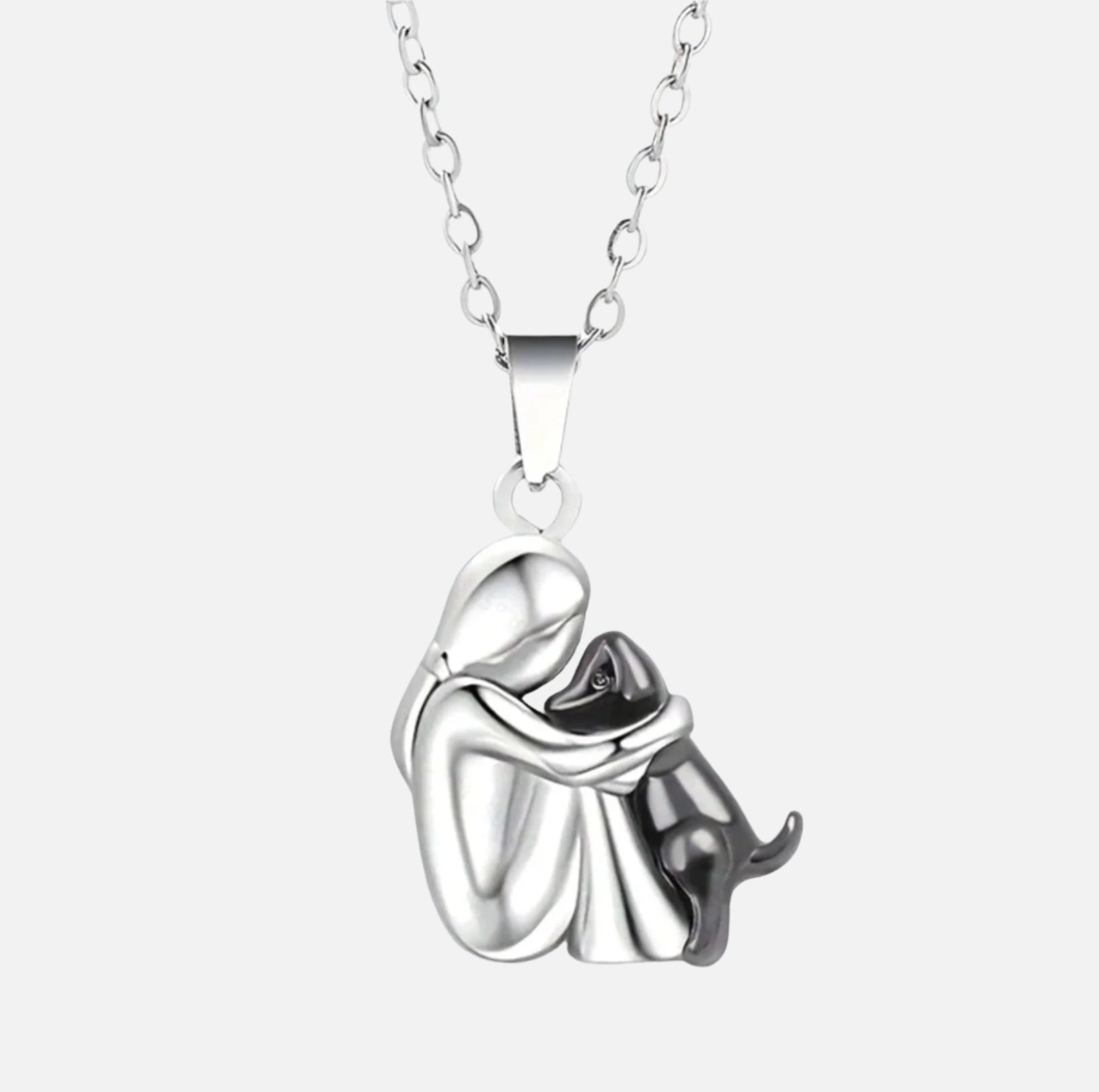 Embracing Animal Necklace