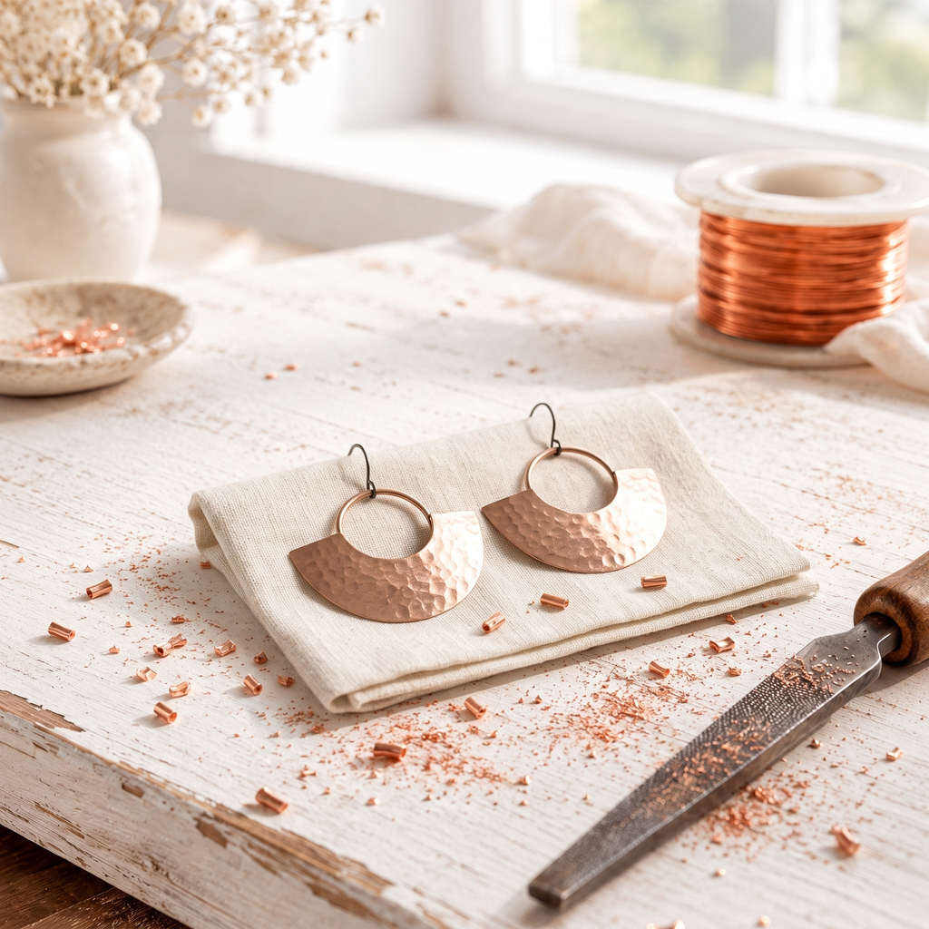 Dusk Copper Earrings