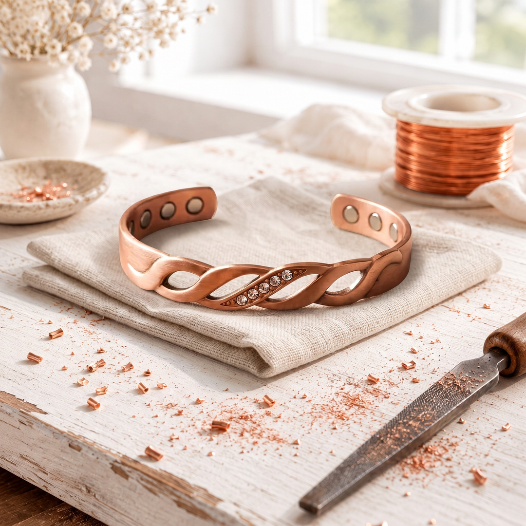 Glimmer Copper Bracelet