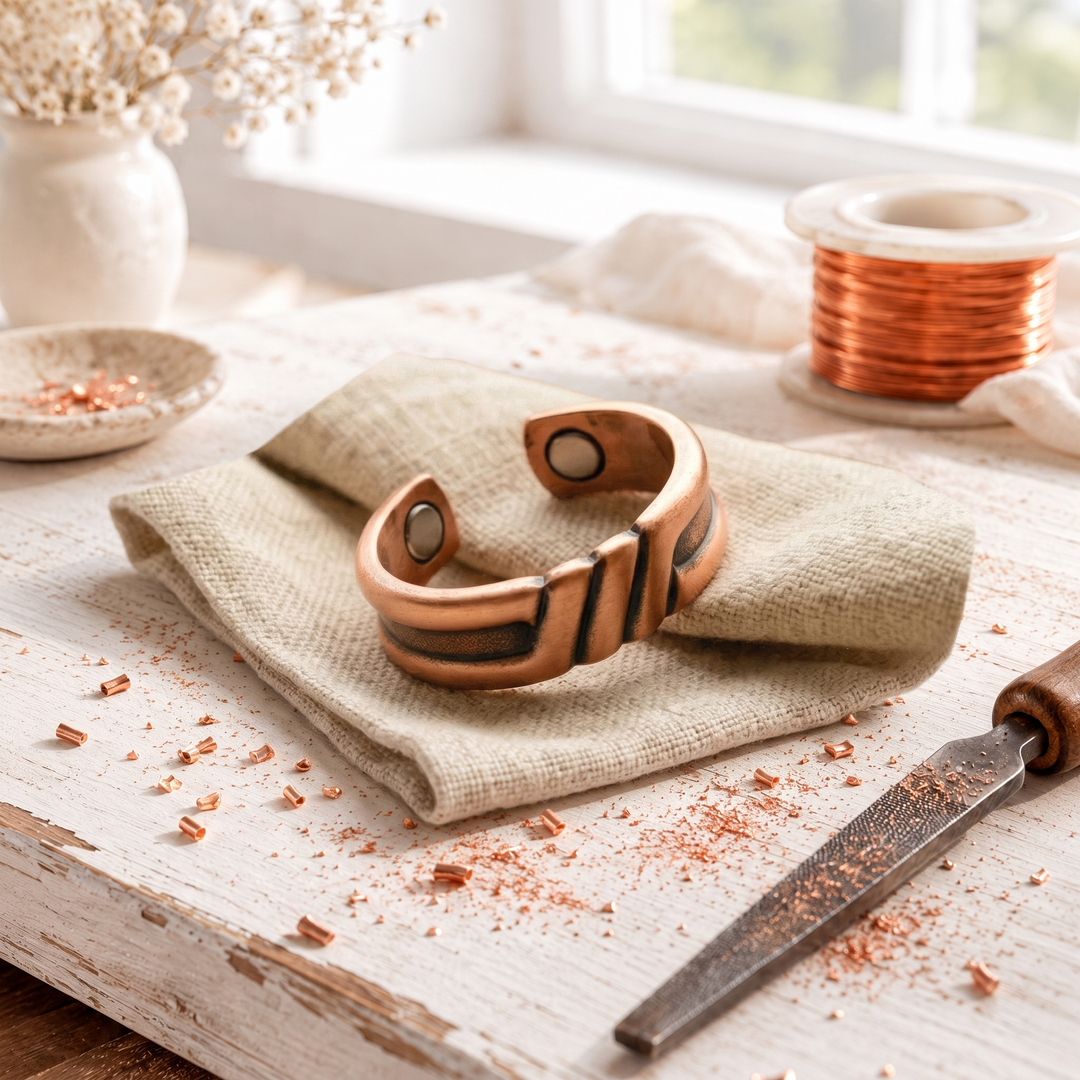 Skein Copper Ring
