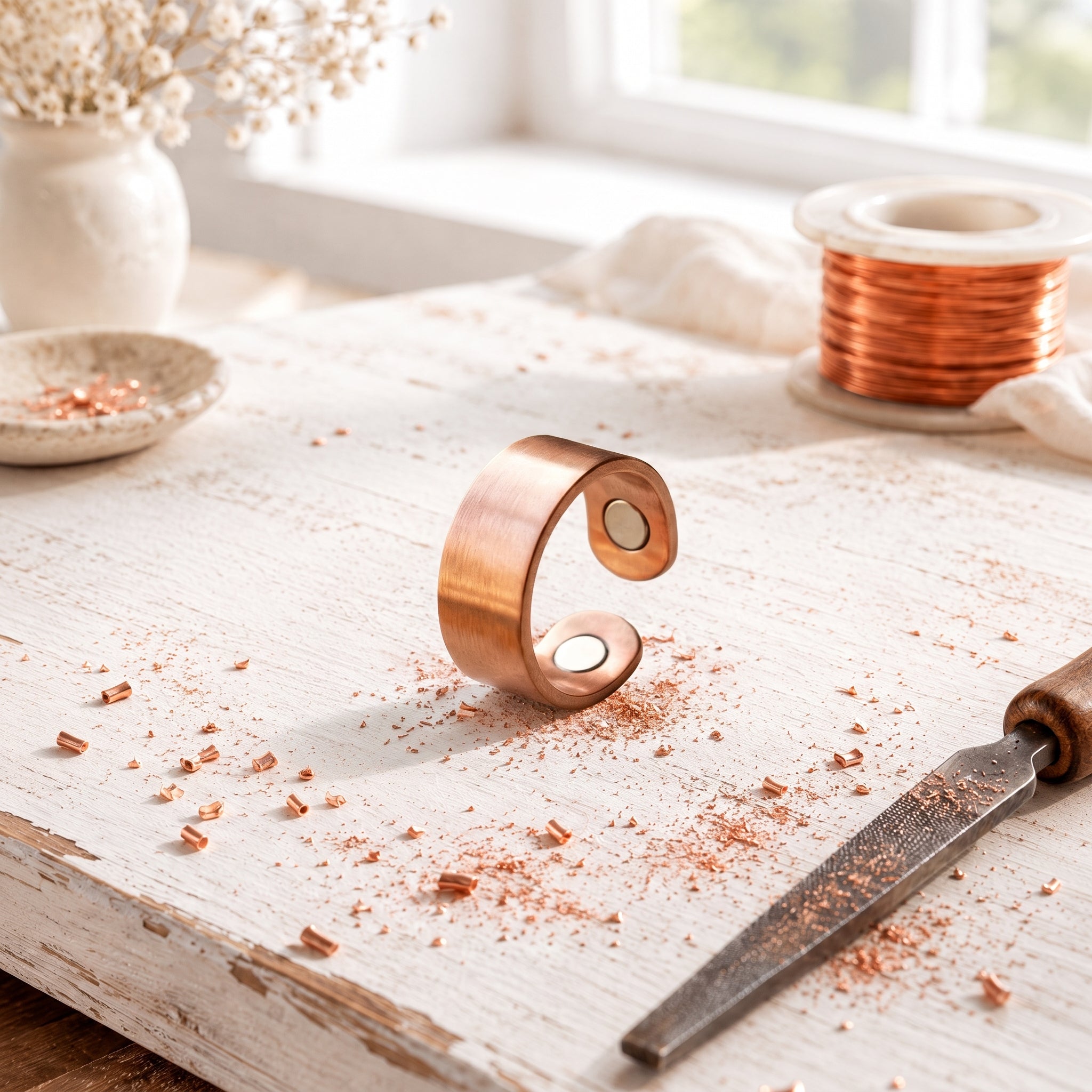 Ember Copper Ring