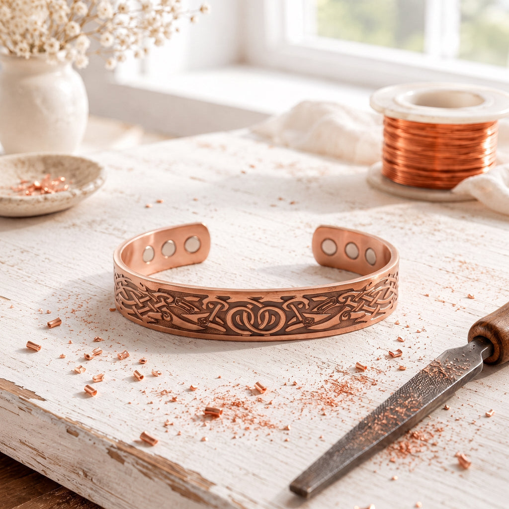 Knotwork Copper Bracelet