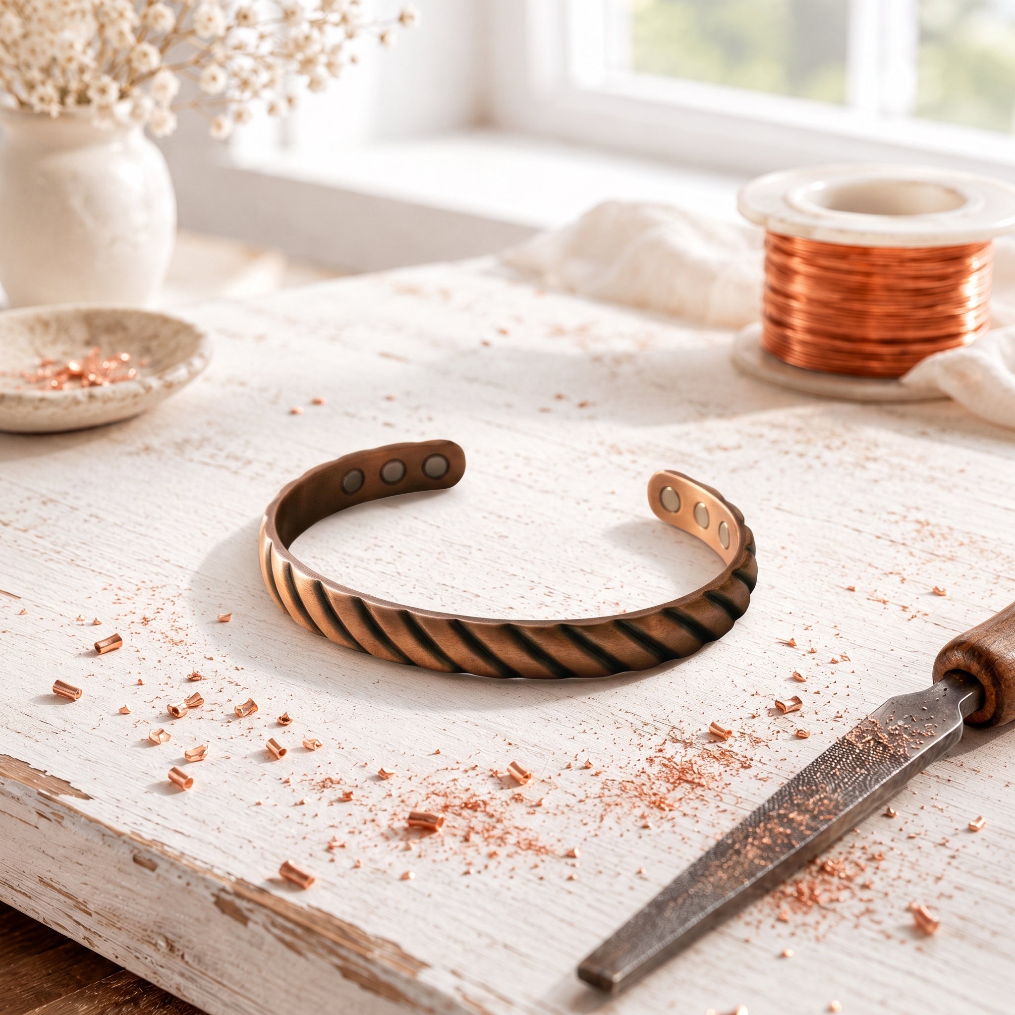 Whistle Copper Bracelet