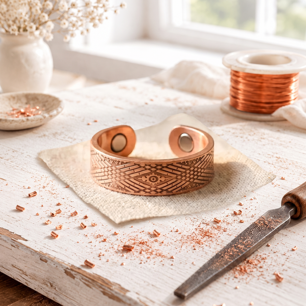 Sundial Copper Ring