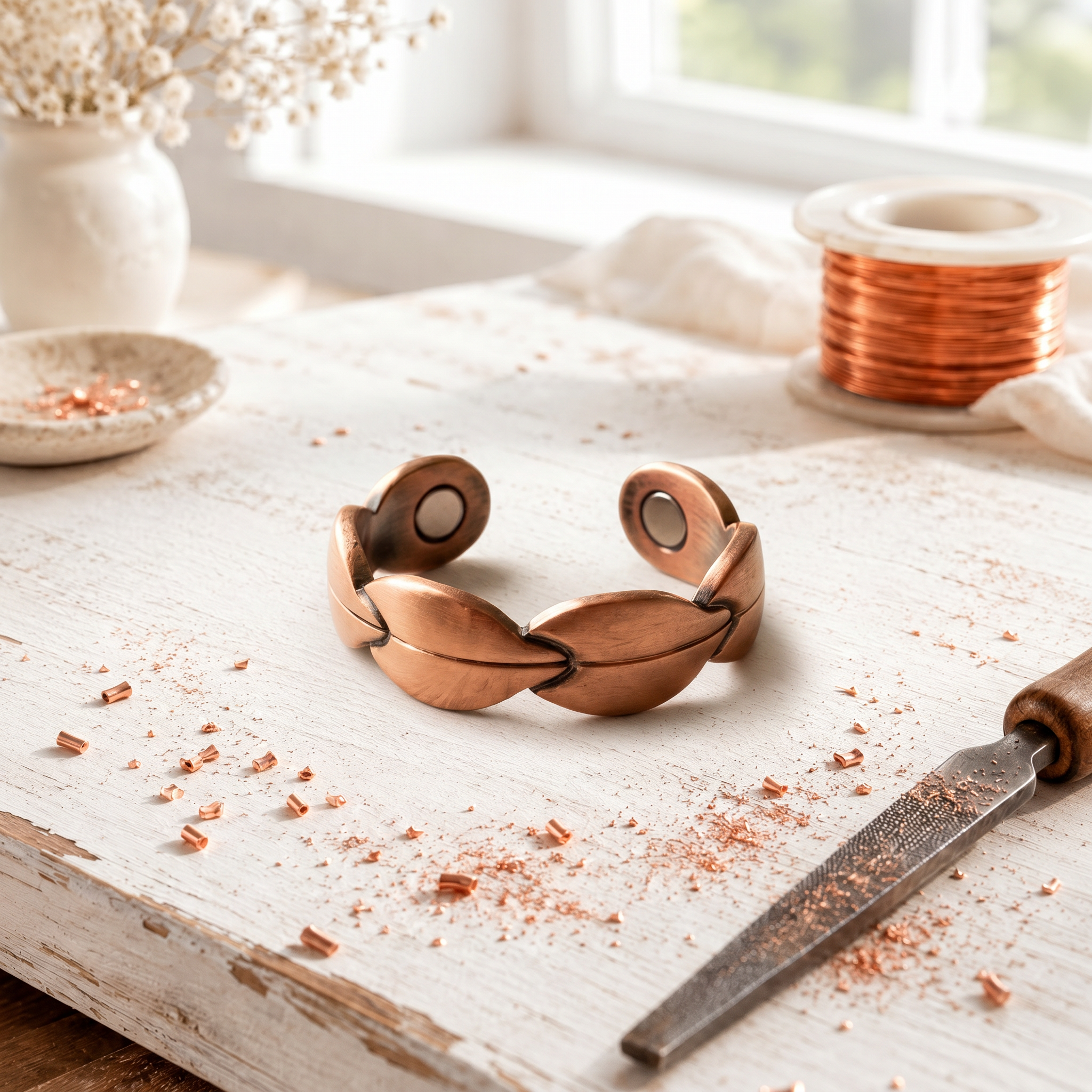 Laurus Copper Ring