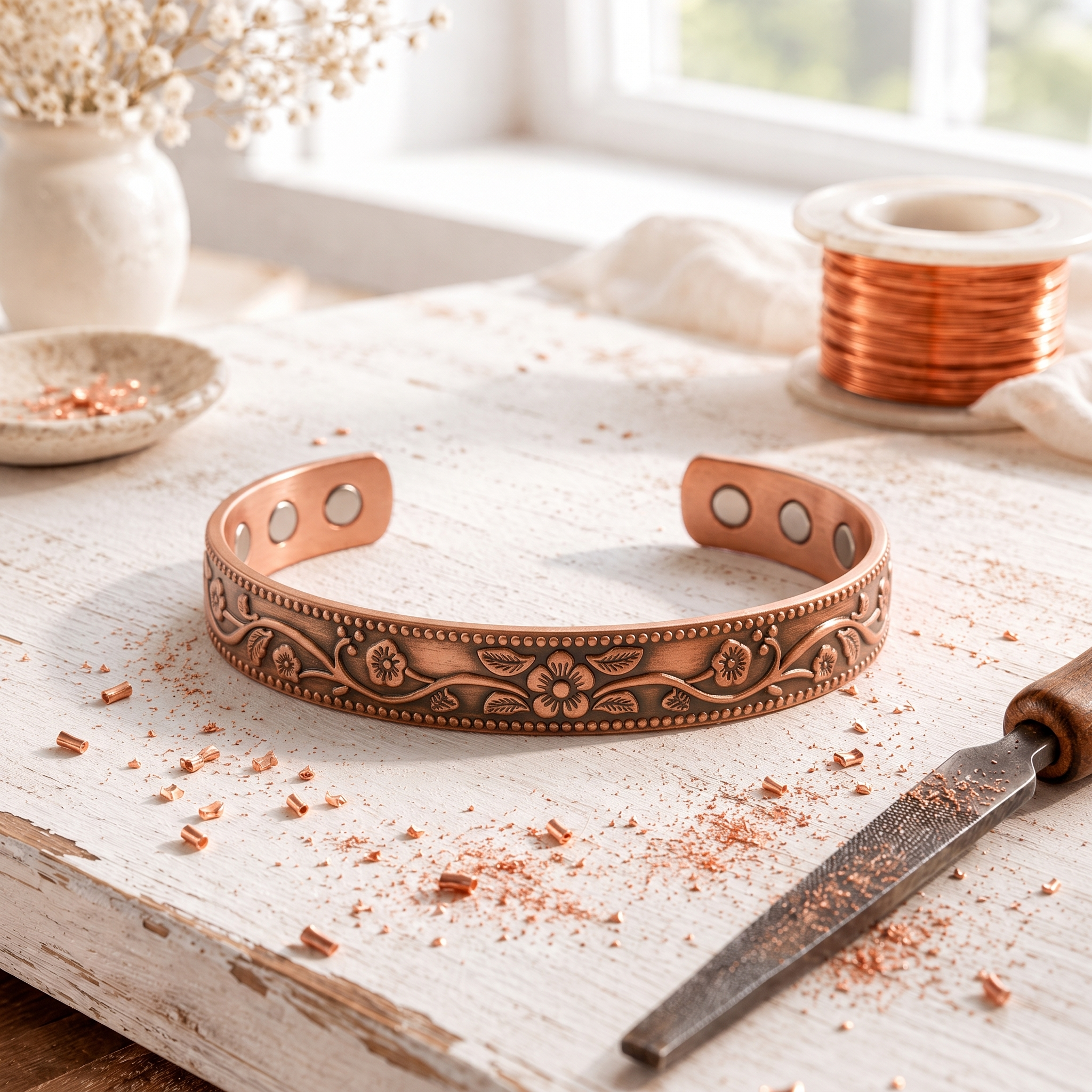Festoon Copper Bracelet