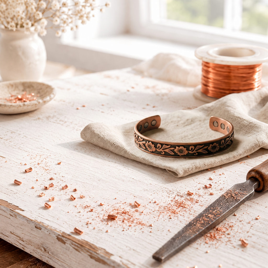 Sprig Copper Bracelet