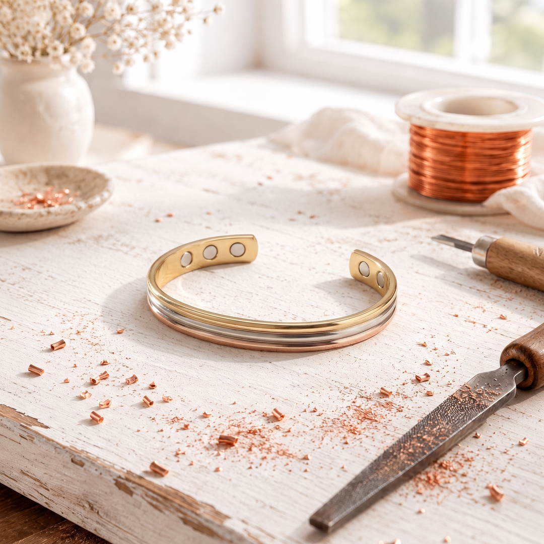 Seam Copper Bracelet