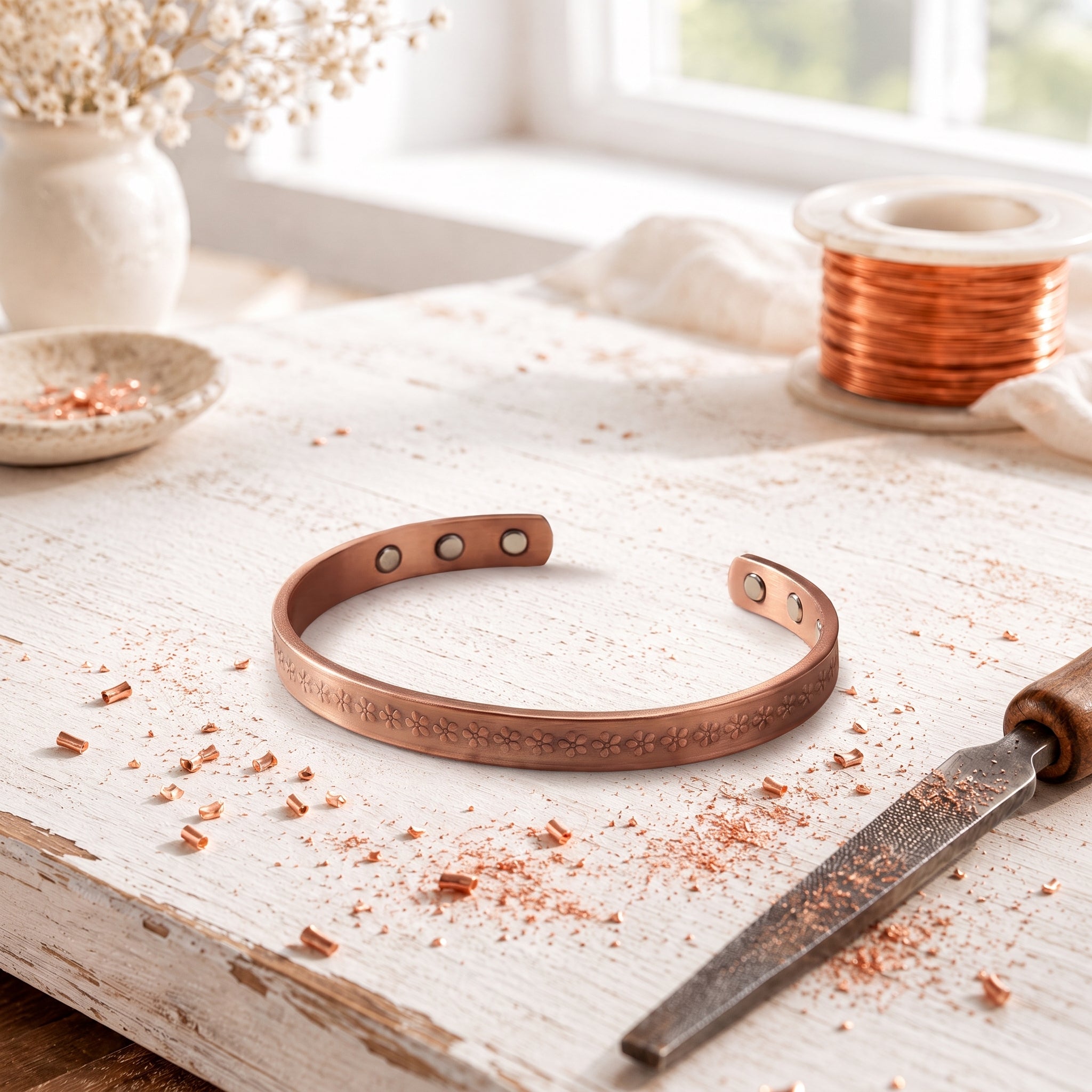 Daisy Copper Bracelet