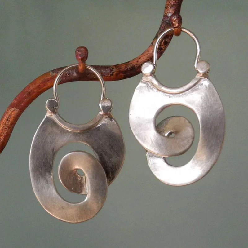 Vintage zilveren oorbellen