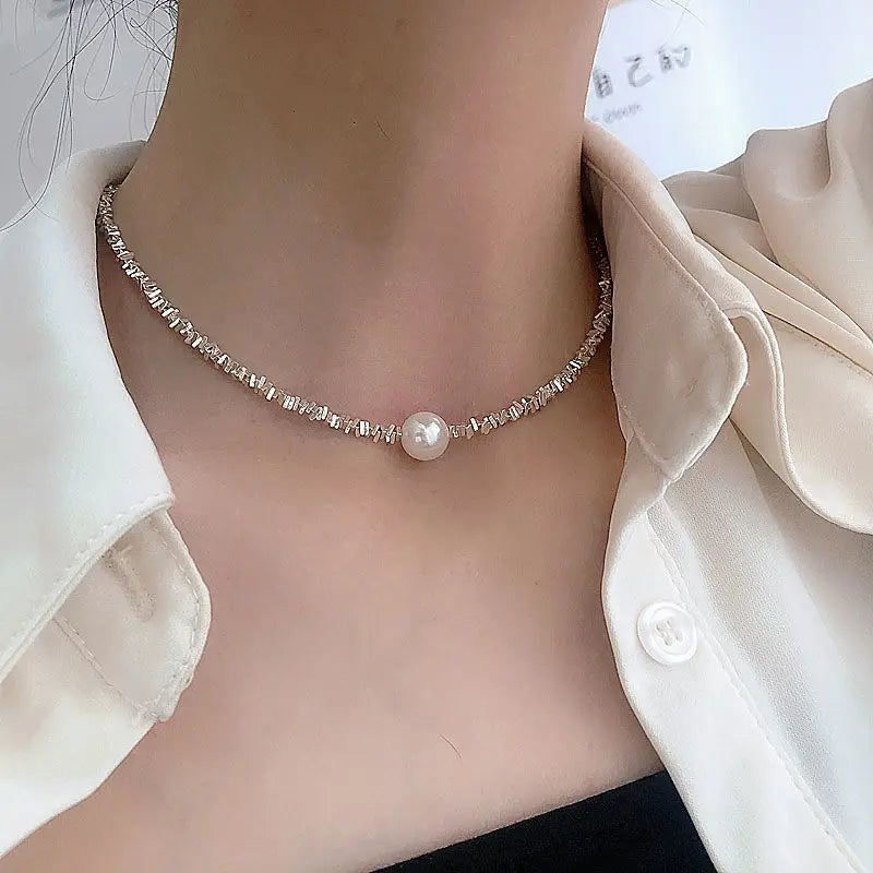 Vintage collier met parels