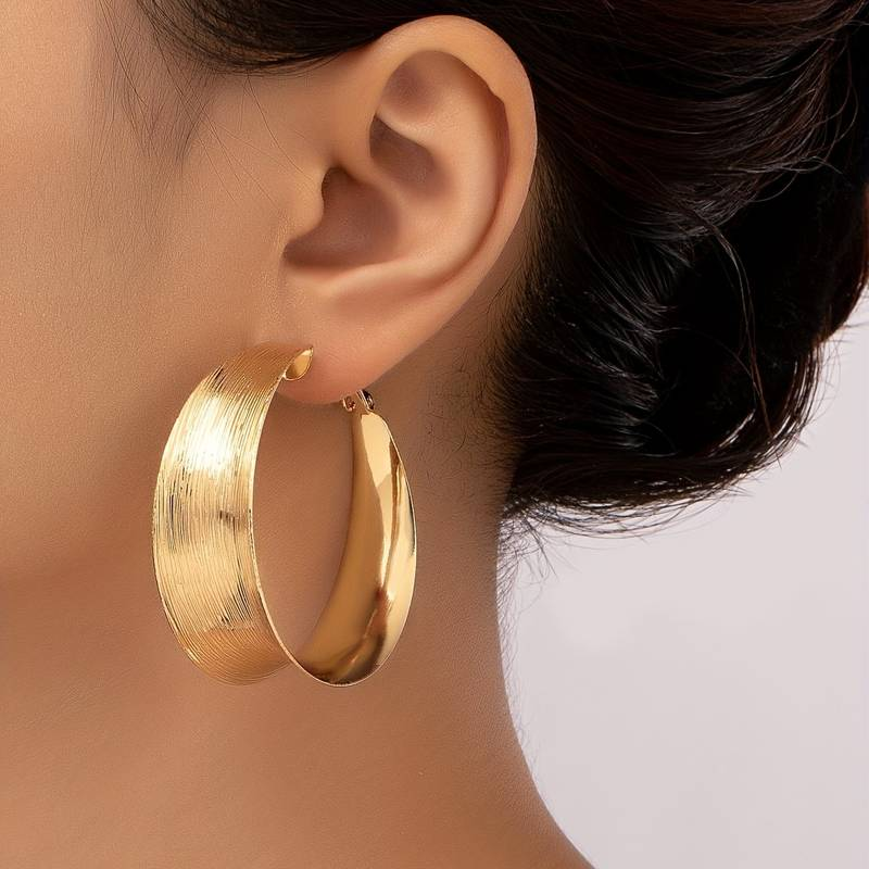 Gold Vintage Hoop Earrings