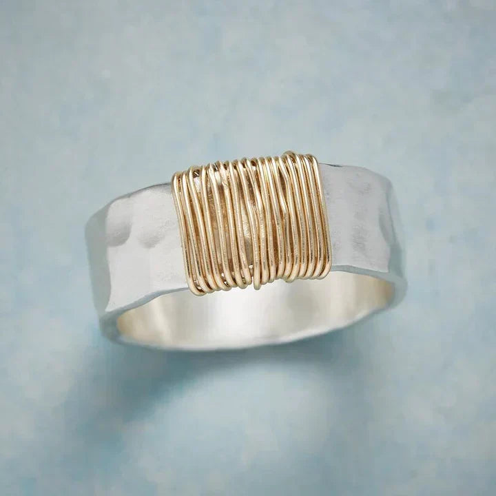Vintage Ring Goud en Zilver “Tijdloos”
