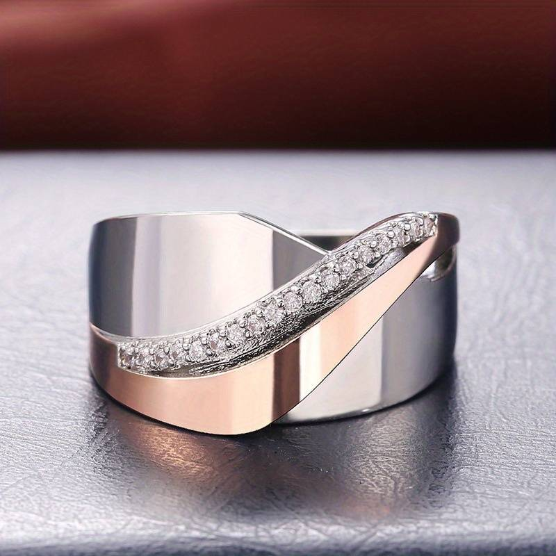 Elegant Ring in Shiny Rose Gold