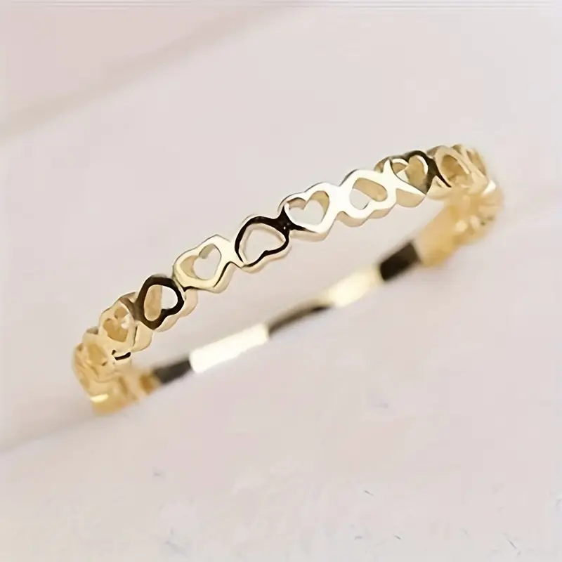 Golden Heart Ring