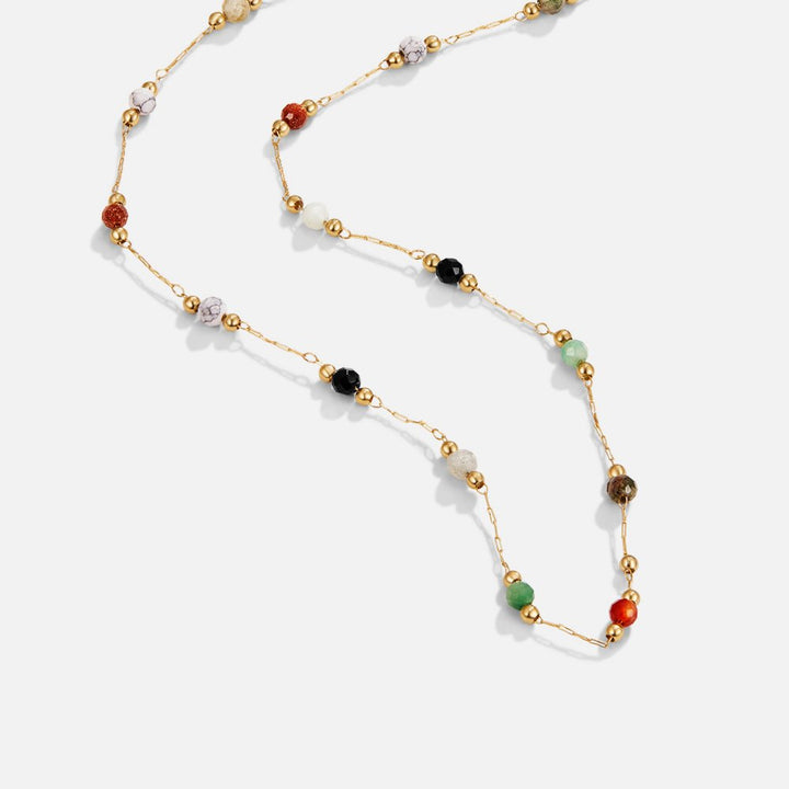 Minimalist Necklace with Stone