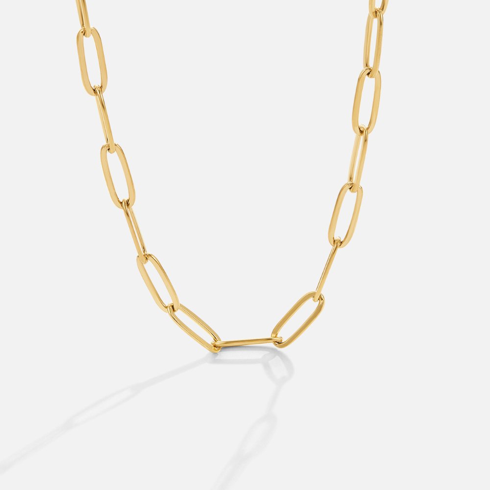 Classic Chain Necklace with Clasp