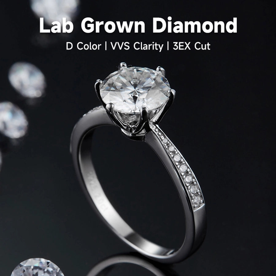 Isabella Round Brilliant Diamond Ring