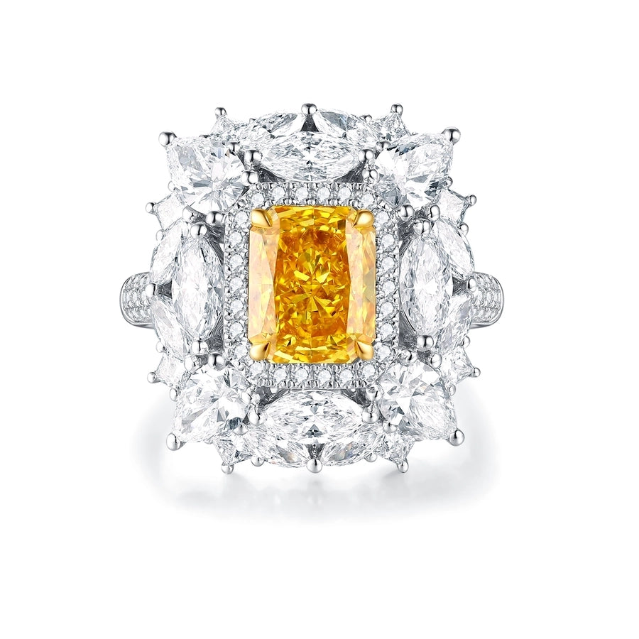 Flora Radiant Diamond Ring