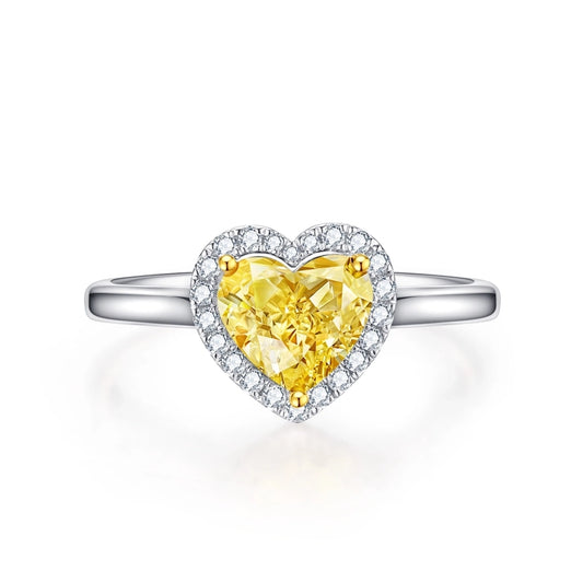 Theo Heart-Shaped Diamond Ring