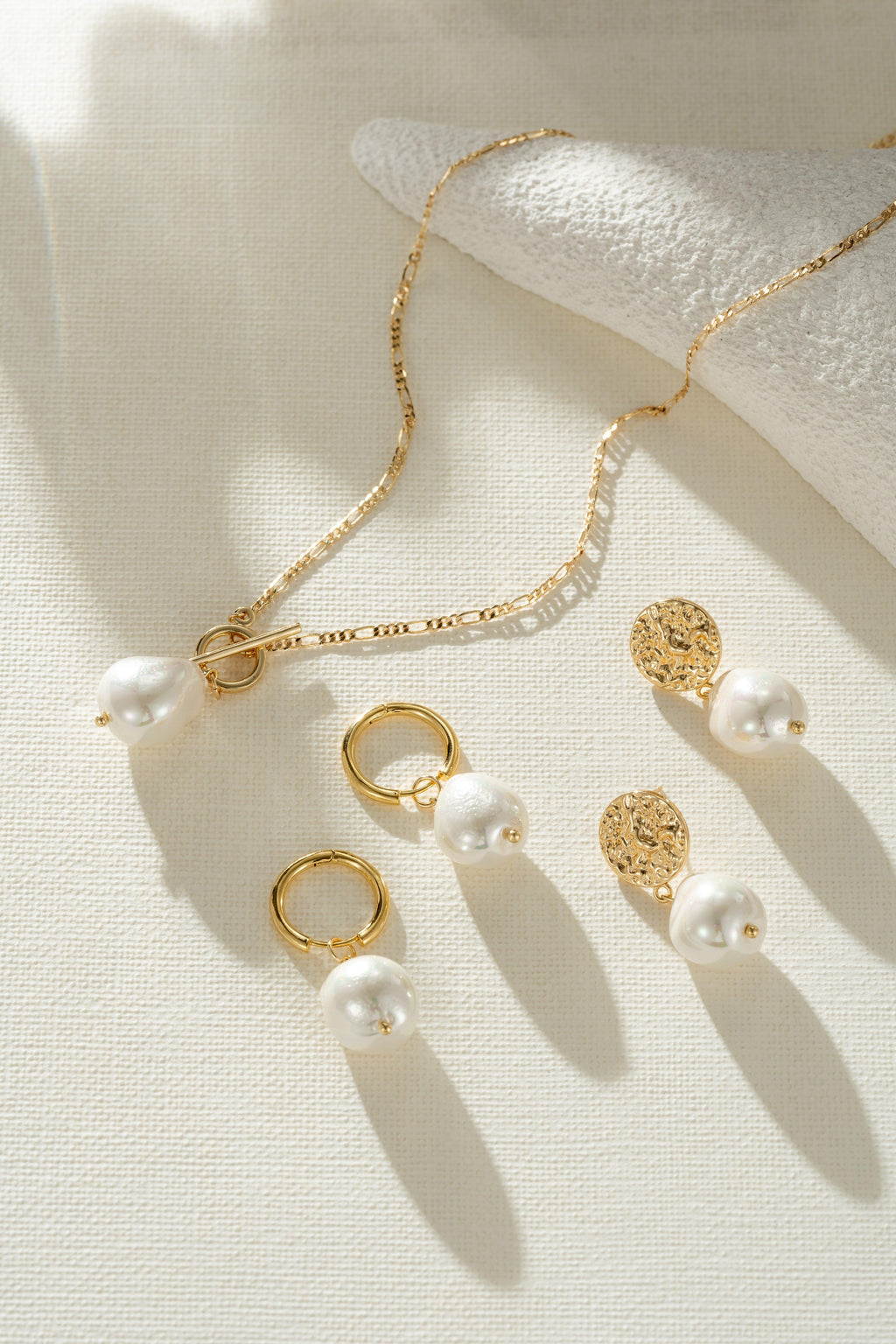 Elegante Ketting met Gouden Parels